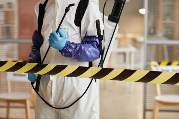 Professional Biohazard Cleanup technician working in Princeton Junction, NJ